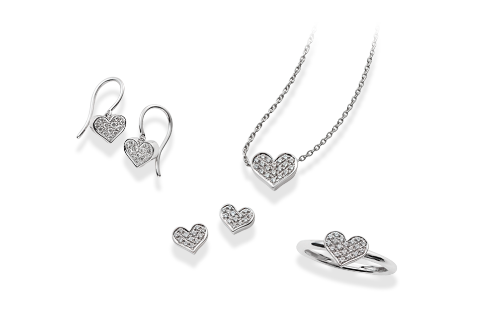 Diamantschmuck Heartbeat von Frieden